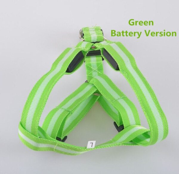 C02 Striped pet dog LED light harnesses pet belt luminous dog harness for medium large dogs 8.jpg 640x640 8