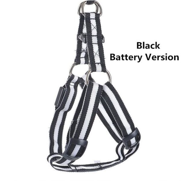 C02 Striped pet dog LED light harnesses pet belt luminous dog harness for medium large dogs 9.jpg 640x640 9