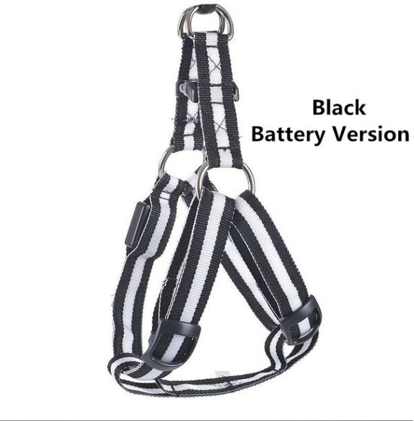 C02 May striped pet dog LED light harnesses pet belt masanag nga dog harness para sa medium large dogs 9.jpg 640x640 9