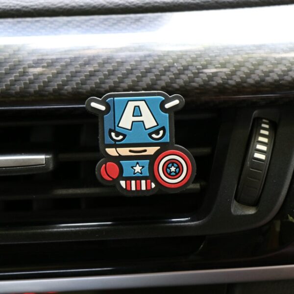 Cartoon Air Freshener Car Styling Perfume The Avengers Marvel Style Para sa Air Condition Vent Outlet Superman 1.jpg 640x640 1