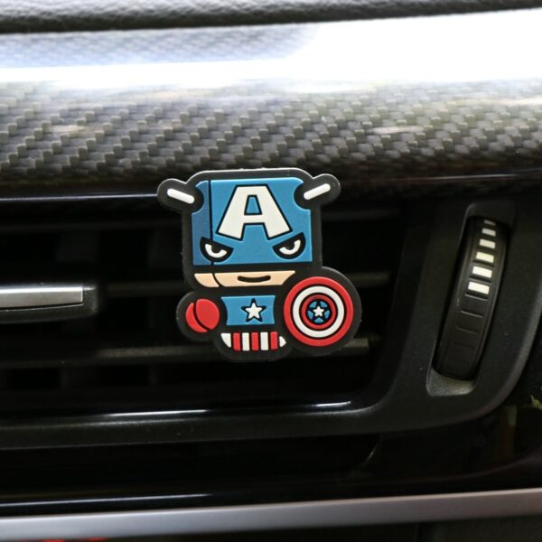 Cartoon Air Freshener Car Styling Perfume The Avengers Marvel Style For Air Condition Vent Outlet Superman 2