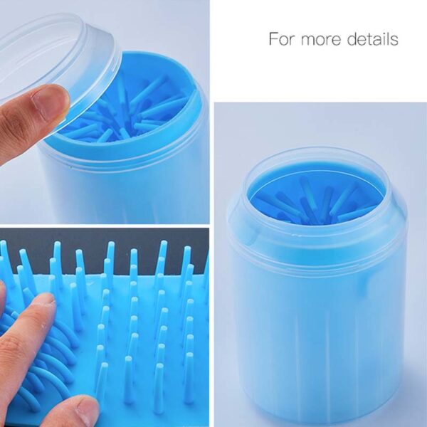 Dog Paw Cleaner Soft m Silicone Portable Pet Foot Washer Cup Paw goge goge da sauri Wanke 4