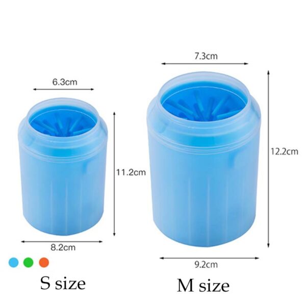 Dog Paw Cleaner Soft Gentle Silicone Portable Pet Foot Washer Cup Paw Clean Brush Quickly Washer 5