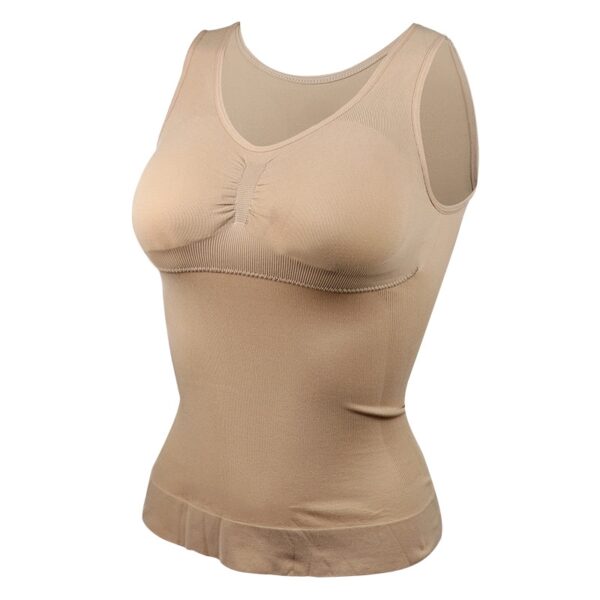 ECMLN Hot Shaper Slim Up Lift Plus Size Bra Cami Tank Top Women Body Removable Underwear 4