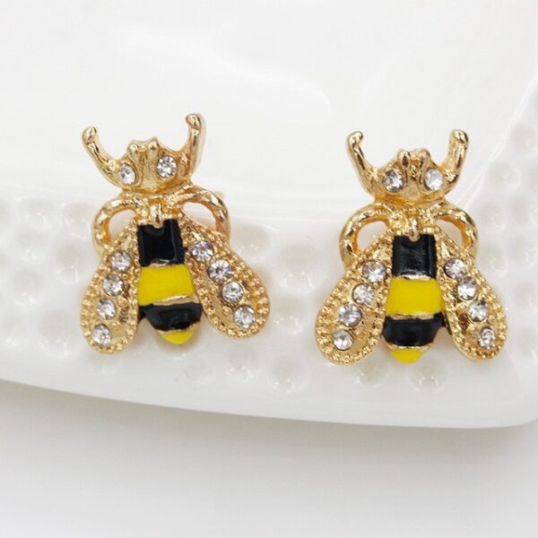 Fashion Cute Crystal Owl Girls Stud Earrings For Women Vintage Gold Color Animal Statement Earrings Free 11.jpg 640x640 11