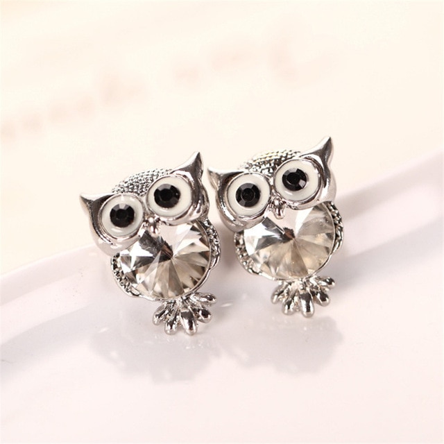 Crystal Owl Earrings - Image 12