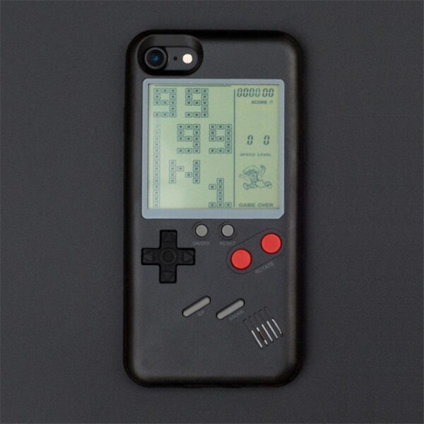 Gameboy Tetris Phone Cases for iPhone 7 8 Plus Soft TPU Can Play Blokus Game Console 1.jpg 640x640 1
