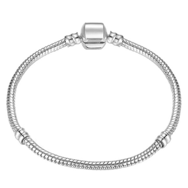 HOMOD Authentic Silver Plated 925 Crown Beads Key Crystal Heart Charm Bracelet Fits Pandora Bracelet For 12.jpg 640x640 12