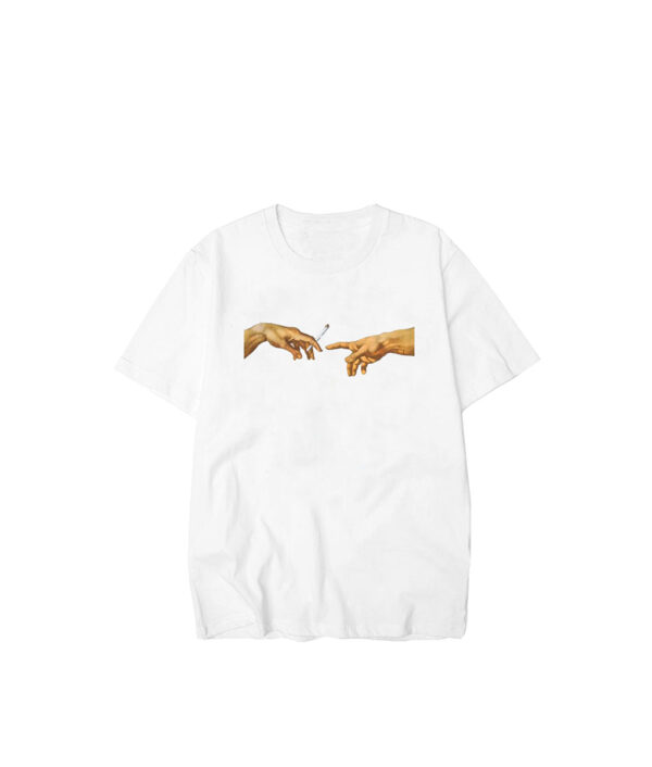 LettBao MICHELANGELO T Shirt Men Harajuku Tshirt Men Funny Print Hip Hop T shirt Cotton Streetwear 4