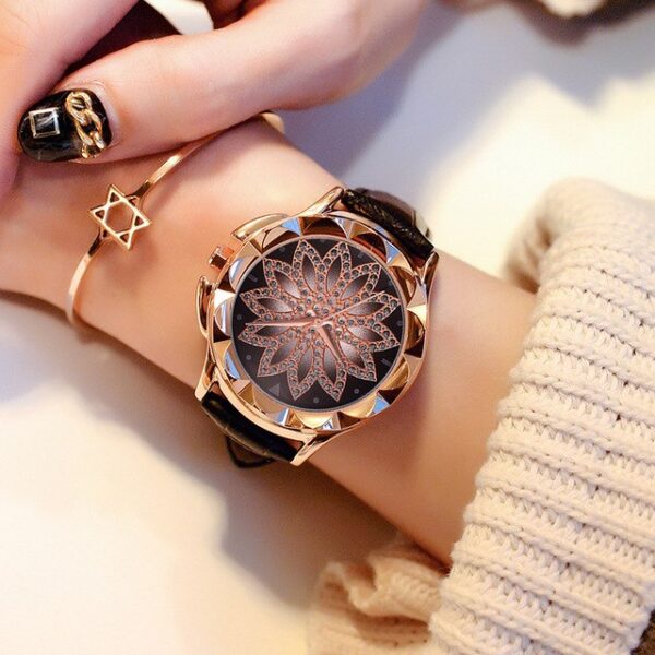 Luxury Brand Gold Watches for Women Starry Rhinestone Dress Quartz Watches Ladies Creative Wristwatch Leather Strap 1.jpg 640x640 1