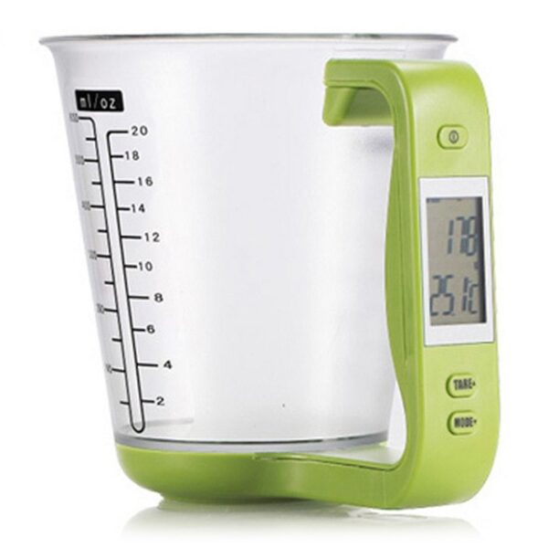 Measuring Cup Kitchen Scale Digital Beaker Libra Electronic Tool Scale Uban sa LCD Display Temperature Measurement Cups 1.jpg 640x640 1