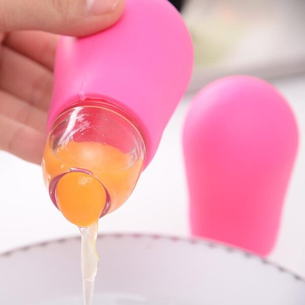 New Kitchen Gadgets Silicone Egg Yolk Separator Easy Egg Suction Divider Cooking Tools 4