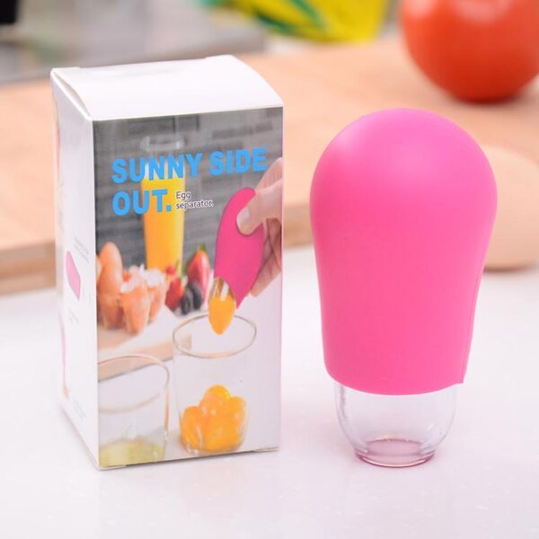 New Kitchen Gadgets Silicone Egg Yolk Separator Easy Egg Suction Divider Cooking Tools 5