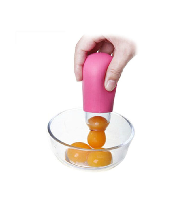 Nye køkkengadgets Silikoneæggeblommeseparator Nem ægsugningsopdeler madlavningsværktøj 6