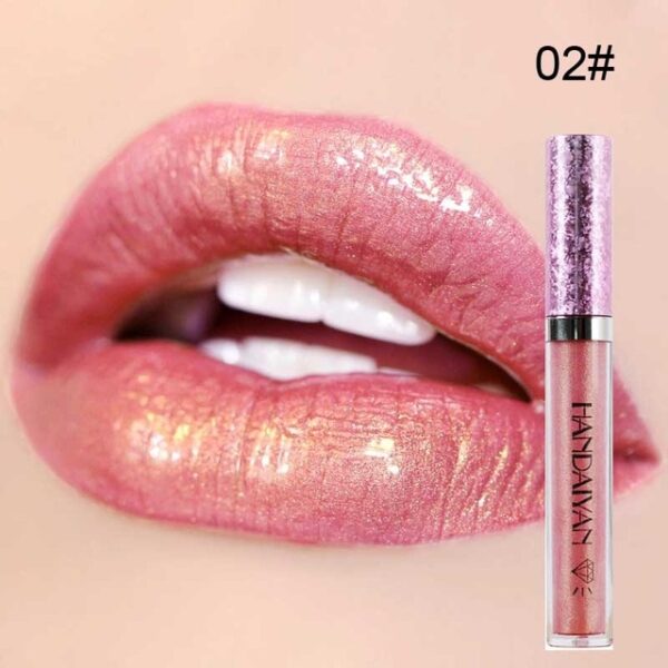 Bag-ong Sparkling Liquid Lipstick Lipgloss Pomade Para sa Kababayen-an nga Katahom Dugay nga Malungtaron Glitter Diamond Lip Glosses Tint 1.jpg 640x640 1