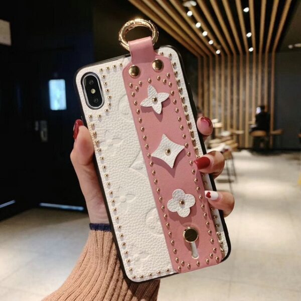 New rivet fashion phone case cover for iphone 7plus 8plus 6Splus 6 7 8 X XS 3.jpg 640x640 3