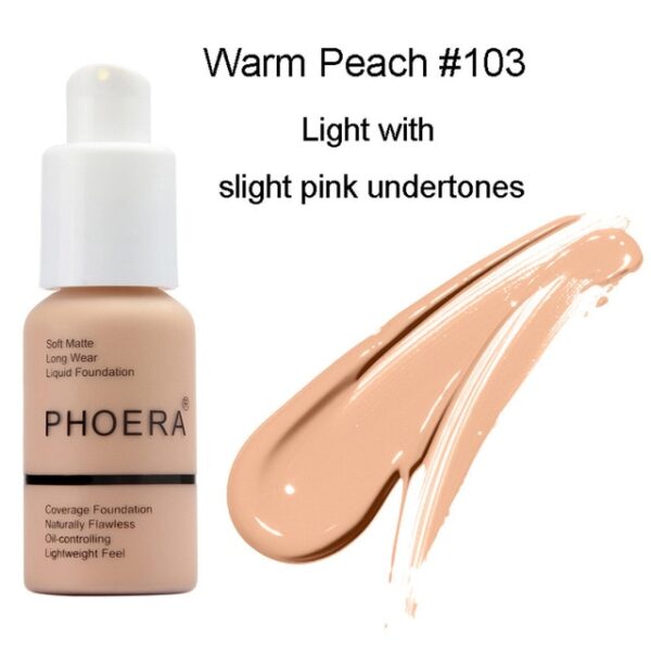 Hingpit nga Katahum Bag-ong 30ml Foundation Soft Matte Long Wear Oil Control Concealer Liquid Foundation Cream Fashion 2.jpg 640x640 2