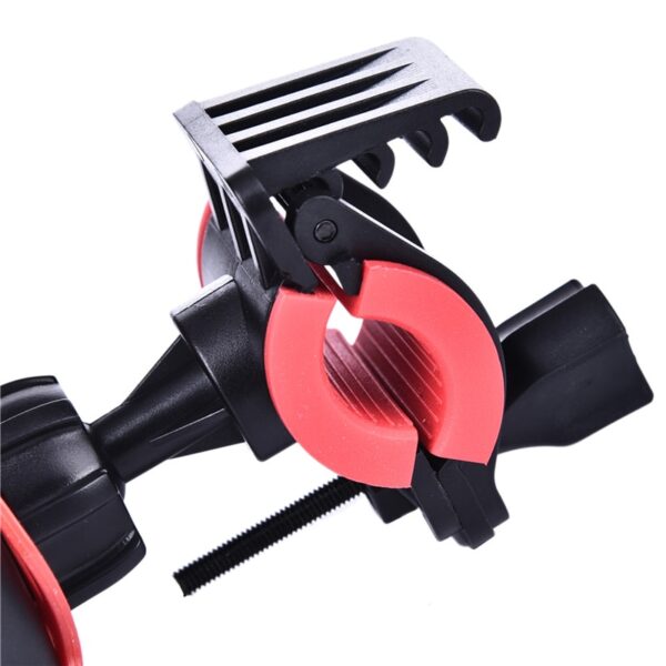 Phone Holder Bicycle Motorbike Handlebar Mobile Phone Holder with Silicone Support Suitable for all IOS Android 4