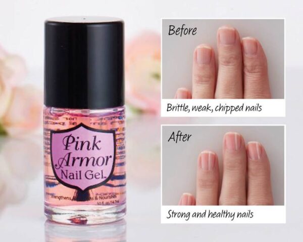 Pink Armor Nail Gel Growth Formula Treatments Nail Coat 0 50 Fluid Ounce 2