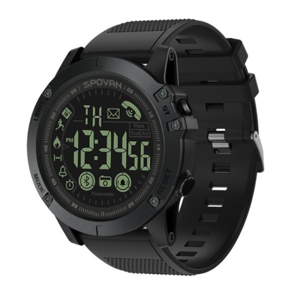 Pop män smart klocka militär stil Fitness Tracker stegräknare smartwatch Remote Camera Grade Super Tough