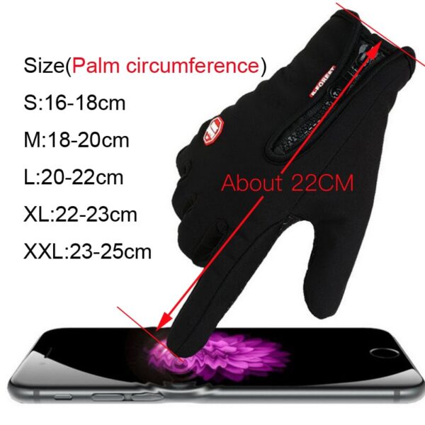 Queshark 5 gwosè Azyatik Gason Fi Timoun Ski Ski Winter Cho Ski Ski Deyò Touch Screen 3