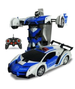 Rc Transformer 2 in 1 RC Car Driving Sports Cars drive Transformation Robots Models Remote Control 3