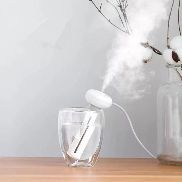 White Dismountable Air Humidifier for Home Office Portable USB Aroma Diffuser Car Mist Maker Ultrasonic Humidifiers 1