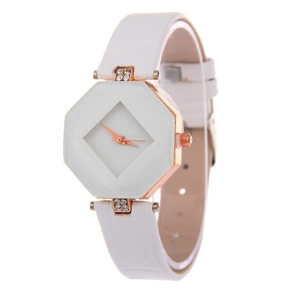 Mga Relo sa Babaye nga Gem Cut Geometry Crystal Leather Quartz Wristwatch Fashion Dress Relo Mga Regalo sa Babaye Relogio 1.jpg 640x640 1