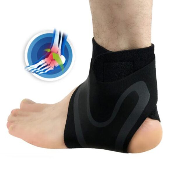 1 PCS Ankle Support Brace Elasticity Libre nga Adjustment Protection Foot Bandage Sprain Prevention Sport Fitness Guard 1