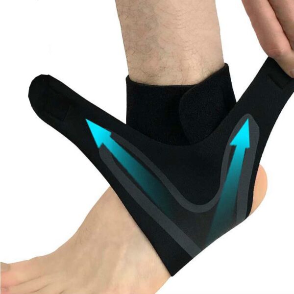 1 PCS Ankle Support Brace Elasticity Libre nga Adjustment Protection Foot Bandage Sprain Prevention Sport Fitness Guard