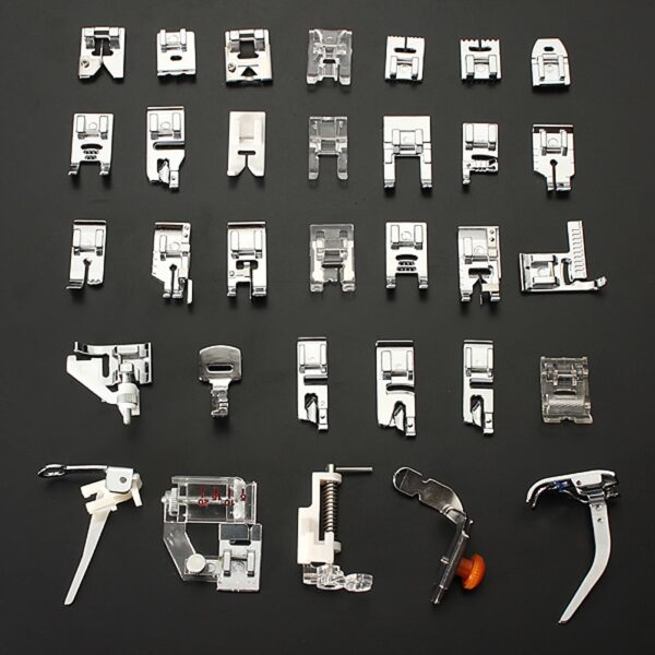 11 32 52 62pcs Domestic Sewing Machine Foot Presser Braiding Blind Stitch Darning Presser Feet Kit 1