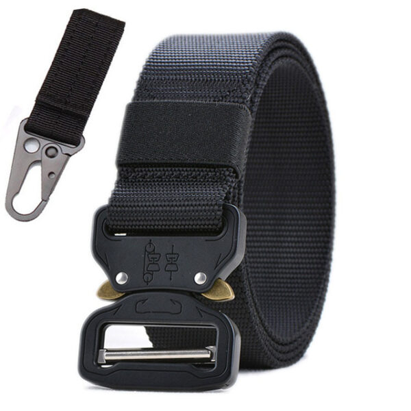 125 145CM Gitas-on Taktikal nga Belt Militar Nylon Belt Lalaki Army Style Belt Metal Buckle Cinturon Quality 3.jpg 640x640 3