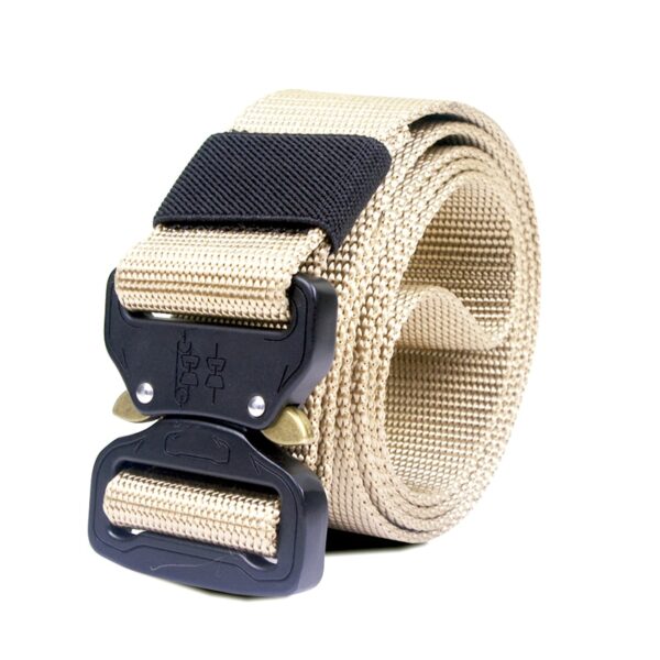 125 145CM Length Tactical Belt Military Nylon Belt Men Army Style Belt Metal Buckle Cinturon Quality 4