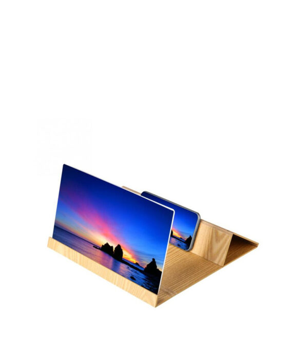 12inch wooden Mobile Video Screen Magnifier High Definition Mobile Phone Screen Amplifier with Wood Grain Stand 2.jpg 640x640 2