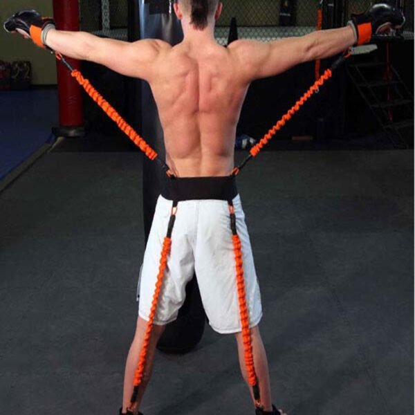 150LBS Taekwondo Crossfit Jump Resistance Bands Boxing Leg Arm Physical Power Strength Explosive Force Training Belt 5