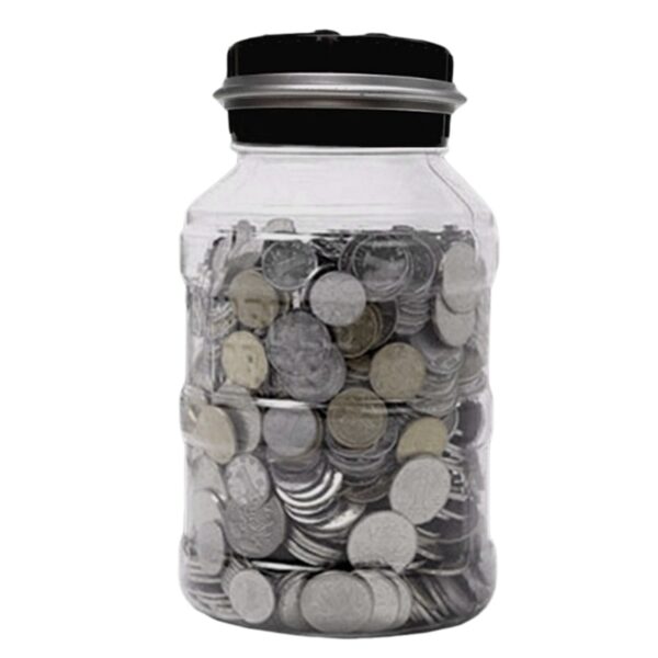 2 5L Piggy Bank Counter Coin Electronic Digital LCD Counting Coin Money Saving Box Jar Coins 2