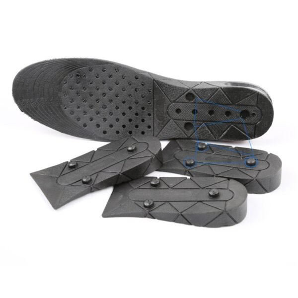 3 9cm Height Increase Insole Cushion Height Lift Adjustable Cut Shoe Heel Insert Taller Women Men 5