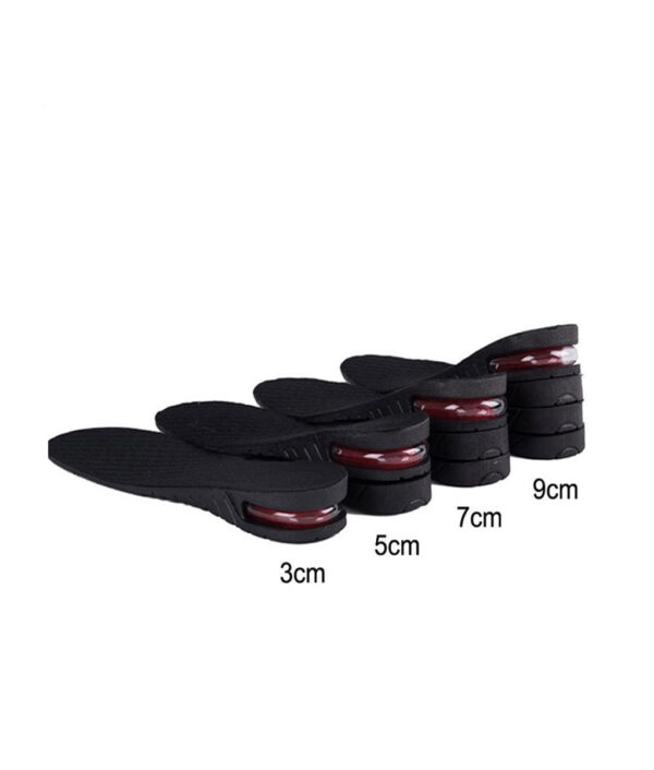 3 9cm Height Increase Insole Cushion Height Lift Adjustable Cut Shoe Heel Insert Taller Women