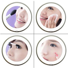 10X Magnification 360-Degree Flexible Light Up Mirror - image 6