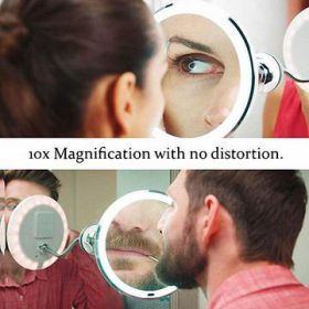 10X Magnification 360-Degree Flexible Light Up Mirror - image 8