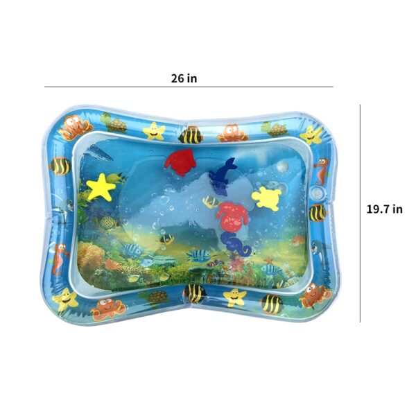 Baby Kids water play mat Inflatable Infant Tummy Time Playmat Toddler Fun Activity Play Center to 11