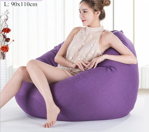 Bean Bag Sofa Cover No Filler Living Room Bedroom Sofa Bed Lazy Casual Tatami Beanbag Chair 10.jpg 640x640 10