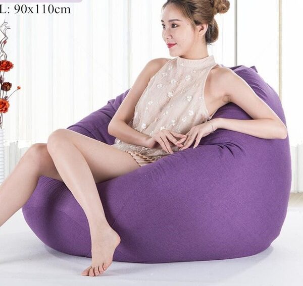 Bean Bag Sofa Cover No Filler Living Room Bedroom Sofa Bed Lazy Casual Tatami Beanbag Chair 10.jpg 640x640 10