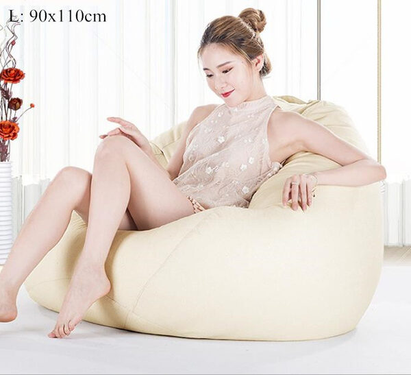 Bean Bag Sofa Cover No Filler Living Room Bedroom Sofa Bed Lazy Casual Tatami Beanbag Chair 12.jpg 640x640 12