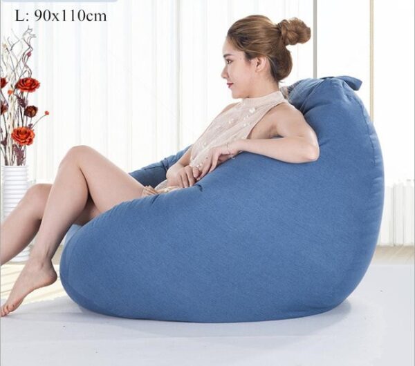 Bean Bag Sofa Cover No Filler Living Room Bedroom Sofa Bed Lazy Casual Tatami Beanbag Chair 14.jpg 640x640 14