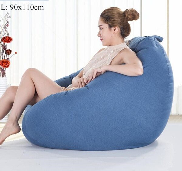 Bean Bag Sofa Cover No Filler Living Room Bedroom Sofa Bed Lazy Casual Tatami Beanbag Chair 14.jpg 640x640 14