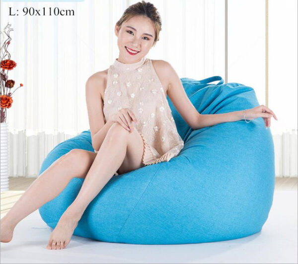 Bean Bag Sofa Cover No Filler Living Room Bedroom Sofa Bed Lazy Casual Tatami Beanbag Chair 16.jpg 640x640 16