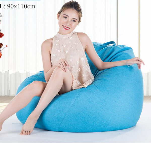 Bean Bag Sofa Cover No Filler Living Room Bedroom Sofa Bed Lazy Casual Tatami Beanbag Chair 16.jpg 640x640 16