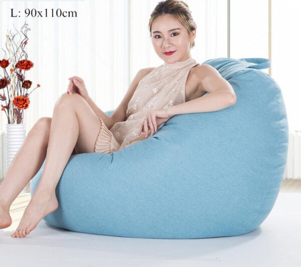 Bean Bag Sofa Cover No Filler Living Room Bedroom Sofa Bed Lazy Casual Tatami Beanbag Chair 18.jpg 640x640 18