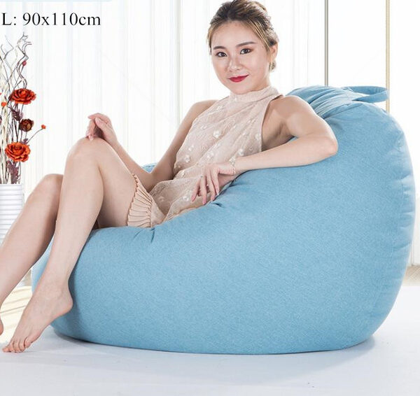 Bean Bag Sofa Cover No Filler Living Room Bedroom Sofa Bed Lazy Casual Tatami Beanbag Chair 18.jpg 640x640 18